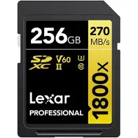 Lexar Professional SDXC 1800x GOLD 256GB 180MB/s