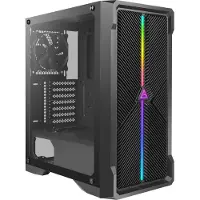 Antec NX420, Midi-tower, computerbehuizing, zwart, ATX, ITX, micro ATX, kunststof, SPCC, 17,5 cm