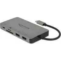 DeLOCK USB Type-C dockingstation, 4K - HDMI / VGA / USB 3.1 / SD / LAN / PD 3.0, merk