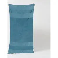 Sunnylife - Beach Strandlaken Turks Katoen 175 x 90cm - Katoen - Blauw