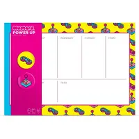 Mustard Power Up Weekplanner Set of 52 Pieces