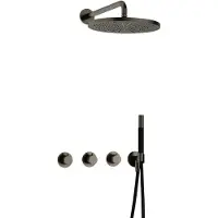 Hotbath Cobber IBS70 inbouwdouche met 30cm hoofddouche verouderd ijzer