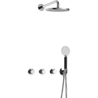 Hotbath Cobber X IBSX70 inbouwdouche met ronde handdouche chroom