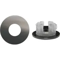 Brauer Overloopring gunmetal geborsteld PVD