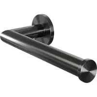 Brauer Toiletrolhouder gunmetal geborsteld PVD