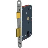 Assa Abloy 2424 Paniekdeurslot | SKG** | DM50mm | PC72mm | krukgat 8mm doorgaand | voorplaat RVS 24x235mm rechthoekig | DR 2+4 - 7268502