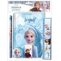 Disney Frozen Schrijfset Frozen 25 X 19 Cm Blauw 5-delig