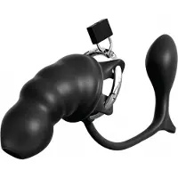 Pipedream Anal Fantasy Elite - anaal plug en peniskooi (zwart)