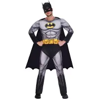 Liragram Batman Adult Costume W.b. Classic Zwart Kinderen