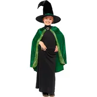 Amscan HP kostuum Professor Anderling kind | Licentie verkleedkleding (zwart en groen, 5-6 jaar)