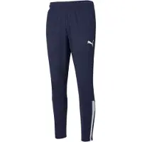 Puma teamLIGA Trainingsbroek Donkerblauw Wit
