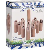 Soellaart Kubb Set 13 Delig Spel Bruin