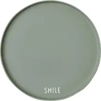 Design Letters favoriet bord Ø22 cm Smile-green