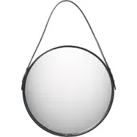 Ørskov spiegel zwart Ø 50 cm.
