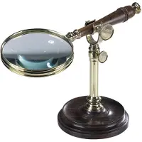 Authentic Models - Magnifying Glass With Stand - Vergrootglas - vergrootglas op standaard - 25cm x 11,5cm x 18cm