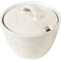 Broste Copenhagen - Suikerpotje 'Nordic Vanilla' Ø10,5 x H7 cm