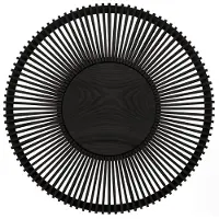 UMAGE Clava Up Wood Wandlamp Zwart Eiken Groot - Plafonnières As Black Oak - 2369