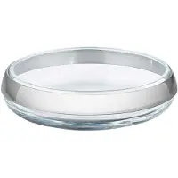 Georg Jensen serveerschalen Duo 15 x 4 cm glas zilver