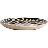 By On Lexi serveerschotel Ø37 cm Zwart-beige