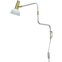 Co Bankeryd Ray Wandlamp Warm white & brass(White textile)