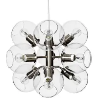 Co Bankeryd Tage hanglamp zilver-helder glas