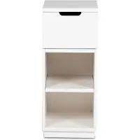 Mavis Aoko nachtkast 72 cm 1 lade Witlak
