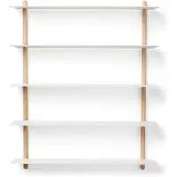 Gejst Nivo Wandplank E Licht / Wit - Wandplanken Eiken White - 20141