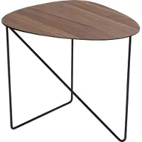 Lind DNA Bijzettafel Curve Coffee Table L Wood Walnut