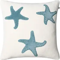 Chhatwal & Jonsson Star Fish kussenhoes 50x50 cm Off white-heaven blue