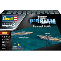 Revell 1/1200 First Diorama Set - Bismarck Battle