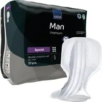 Abena Man Special Premium - 23x Absorberend Inlegluier, Pak, te Dragen in aansluitend Ondergoed - Voor zwaar tot heel zwaar verlies (gehele blaasinhoud) Absorptie 2800 ml - Zonder kleefstrip
