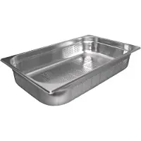 Vogue Gastronormbak Vogue, RVS, geperforeerd, GN 1/1, 150mm diep