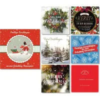 Hallmark Cards Hallmark - Expressions - 60 Kerstkaarten - Budget - Kerst - Nieuwjaar - 13 x 13 cm