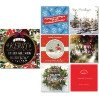 Hallmark Cards Hallmark - Expressions - 60 Kerstkaarten -Budget - Kerst - Nieuwjaar - 13 x 13 cm