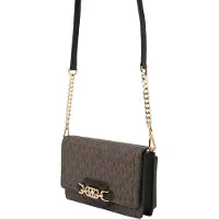 Michael Kors Small Crossbody Brown/blk Maat: OS | Schoudertassen Outlet | Dames | Bruin