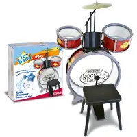 Bontempi Toy Set Stool Drum Veelkleurig