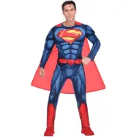 Amscan Superman Kostuum Heren - Classic Superman - Verkleedkleren Mannen - Maat XL