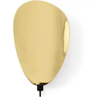 Menu Flambeau wandkandelaar 40 cm Black-polished brass