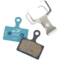 Jagwire Sport Organic Remblokken voor Shimano Road CX/Metrea | Rever FM/MCX1/2 1 paar, blauw/bruin 2023 Schijfremblokken