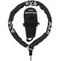 Axa RLC - Kettingslot - Insteekketting voor Defender & Solid Plus - 100 cm - Incl. Zadeltas