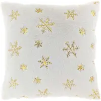 Unique living kussen ice crystal 45x45cm gold