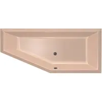 Xenz Ligbad Beterbad Society Compact Rechts 170x75x44 cm Pergamon