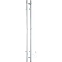 Smedbo Elektrische handdoekradiator dry verticaal 12x150 cm 60w rvs gepolijst