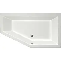 Xenz Society bad 160 Rechts bad 160x90 mat wit