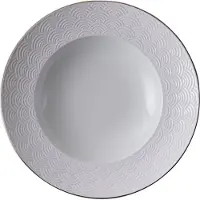 Tokyo Design Studio – Nippon White Diep Ontbijtbord – Golven – 21cm 160ml