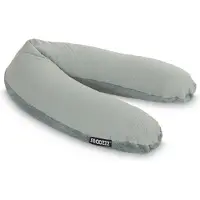 Snoozzz Voedingskussen Premium Kwaliteit - 185 cm – Microparel Vulling – Wasbare Hoes - Teddy Stone