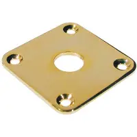 Boston JP-5-G Jackplaat - Goud, Vierkant, Duurzaam Metal