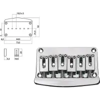Boston B-1580-C Stallion Brug-staartstuk - Chroom, 10,5mm