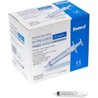 Romed 3-delige injectiespuiten 5ml luer slip 100 stuks