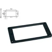 Boston HPF-04-SBK Flat Pickup Ring – Zwart Plastic voor Humbucker